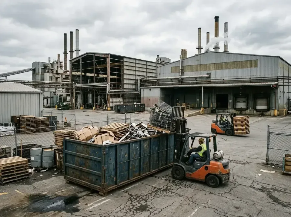 industrial-factory-scrap-conta-003 — frequently asked questions, Cheap Roll-off Dumpster Rentals in Galion, OH